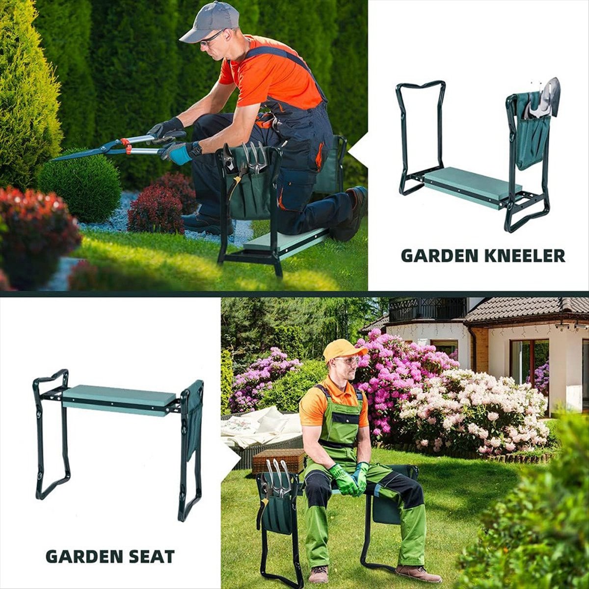 Gardening Tools For Seniors - B23BBG 2 in 1 정원용 무릎받침대