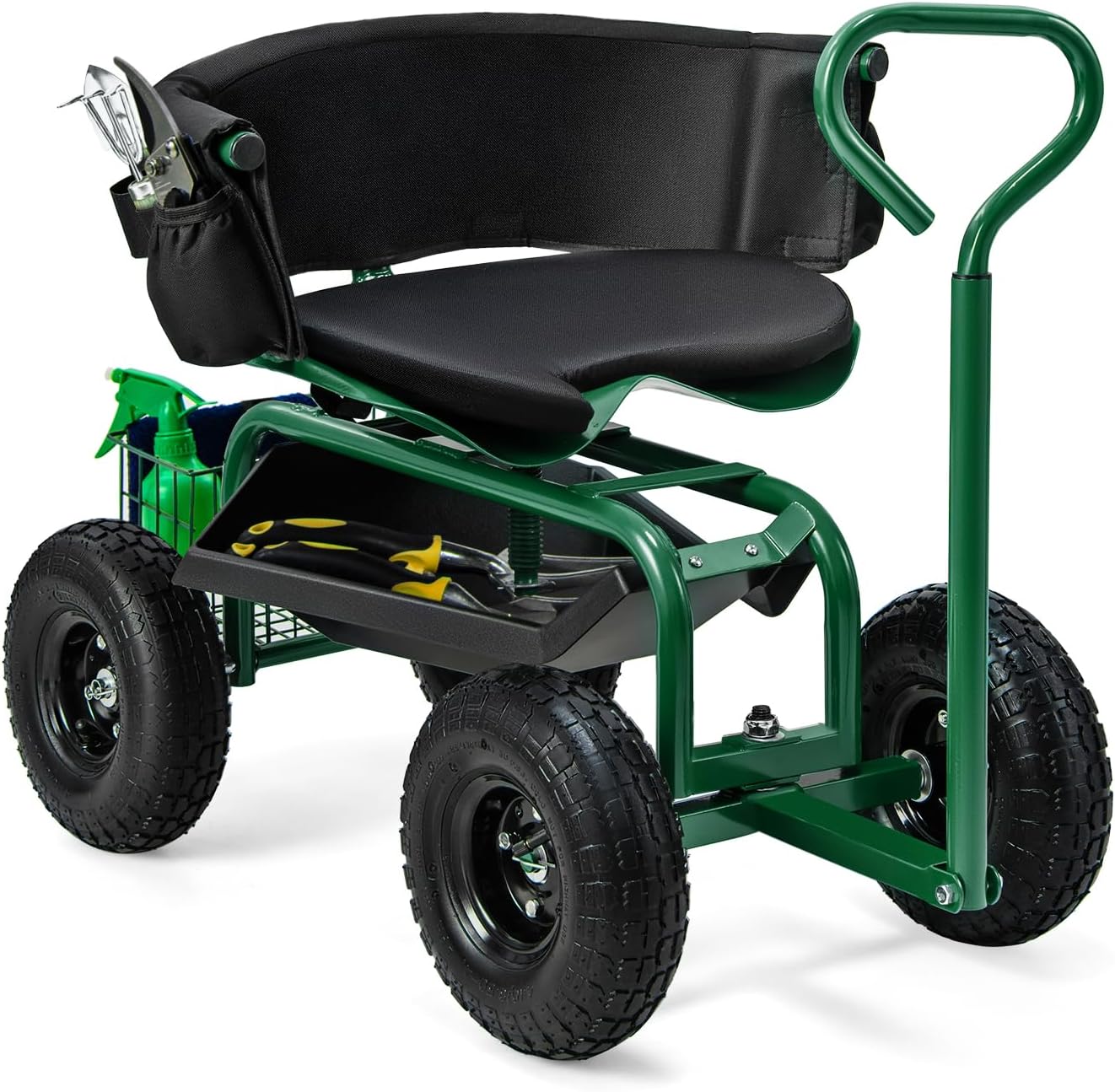 Gardening Tools For Seniors - 바퀴가 달린 롤링 가든 시트, 360도