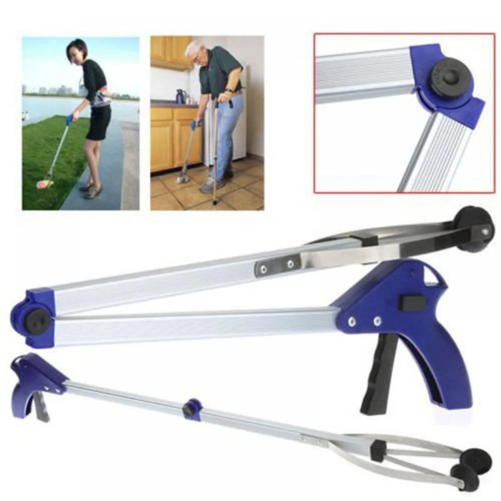 긴 접이식 두꺼운 알루미늄 합금 도우미 그래버 쓰레기  - Gardening Tools For Seniors 리뷰 및 가격