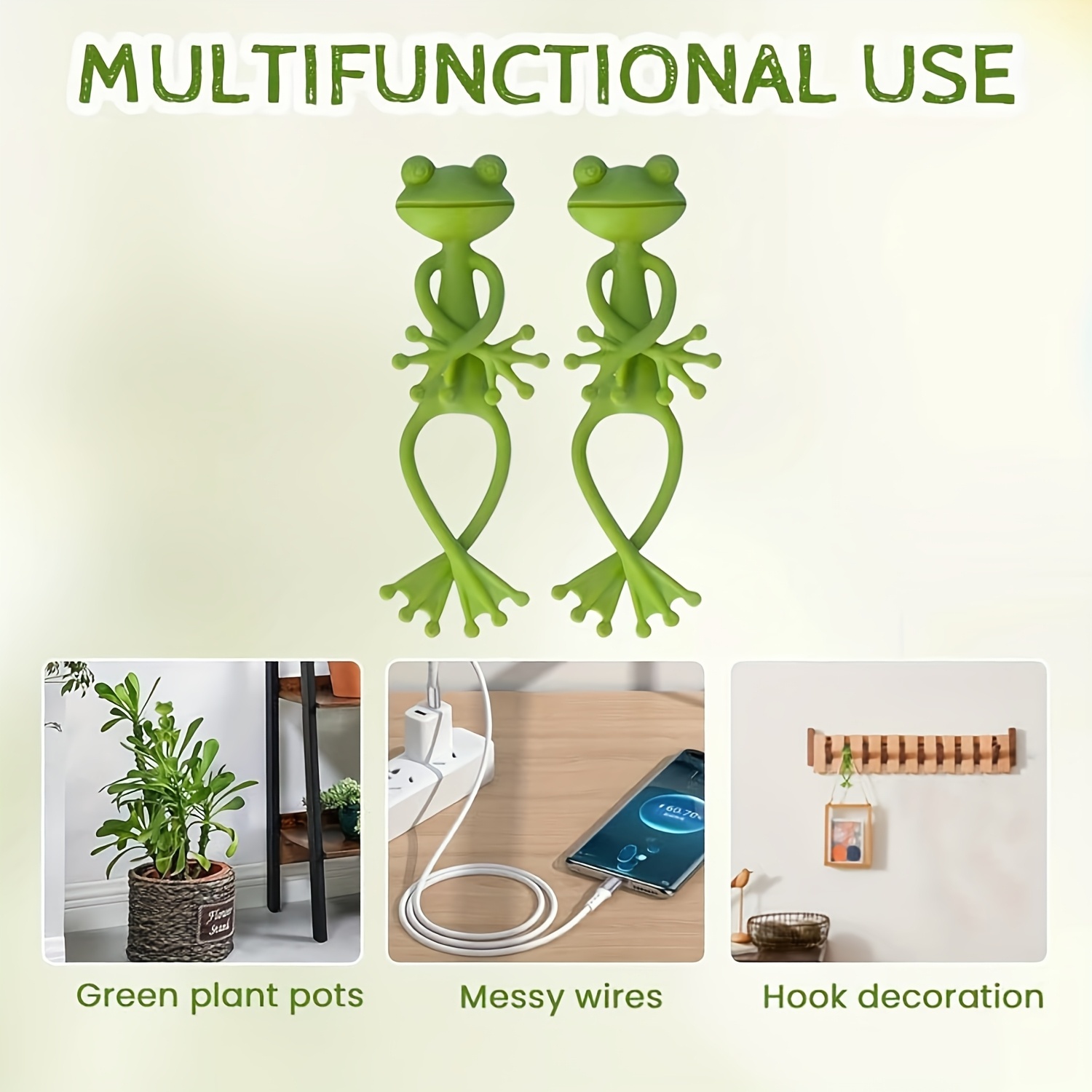 창의적인 녹색 개구리 모양 식물 고정 클립, 덩굴식물  - Gardening Tools For Vines 리뷰 및 가격