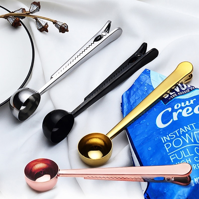 스테인리스 스틸 커피 스푼 클립 2 in 1 계량 스푼 - Gardening Tools Long Handle 리뷰 및 가격