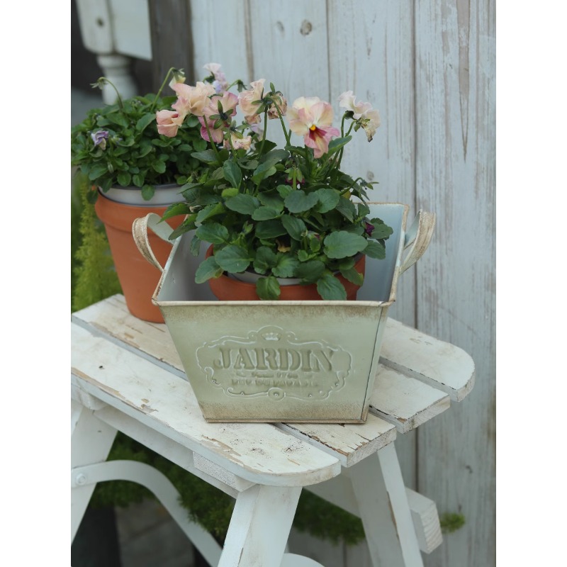 빈티지 전원풍 틴 영국식 양손잡이 화분 꽃통 꽃 도구  - Gardening Tools English 리뷰 및 가격